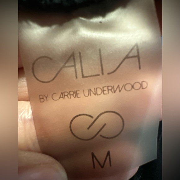 Calia Elegant Black Velvet Leggings - Picture 5 of 6